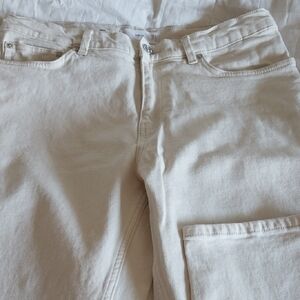Mango Mom Cream Jeans Size 12